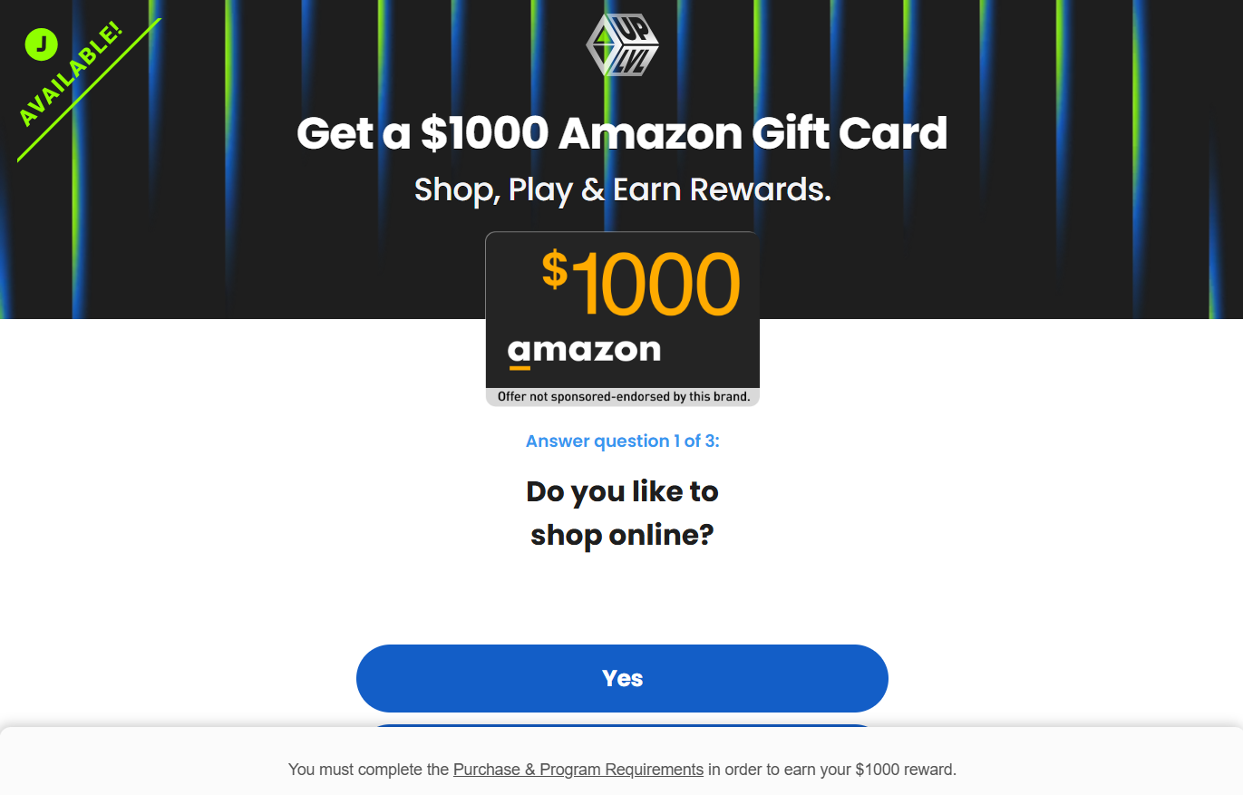 Amazon $1000
