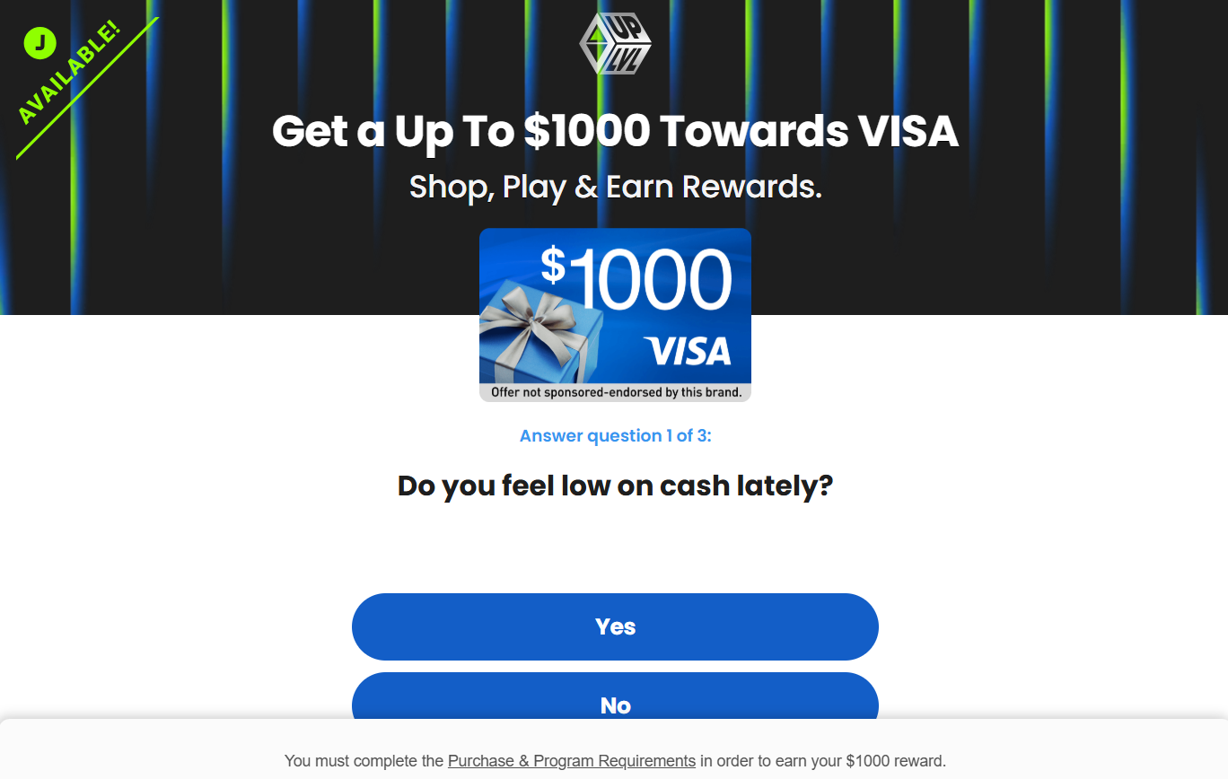 Visa $1000