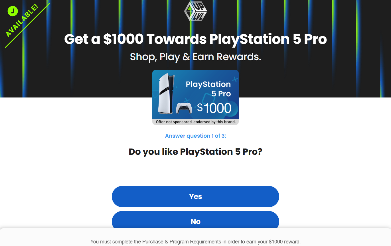 PlayStation 5 Pro 1000 USD